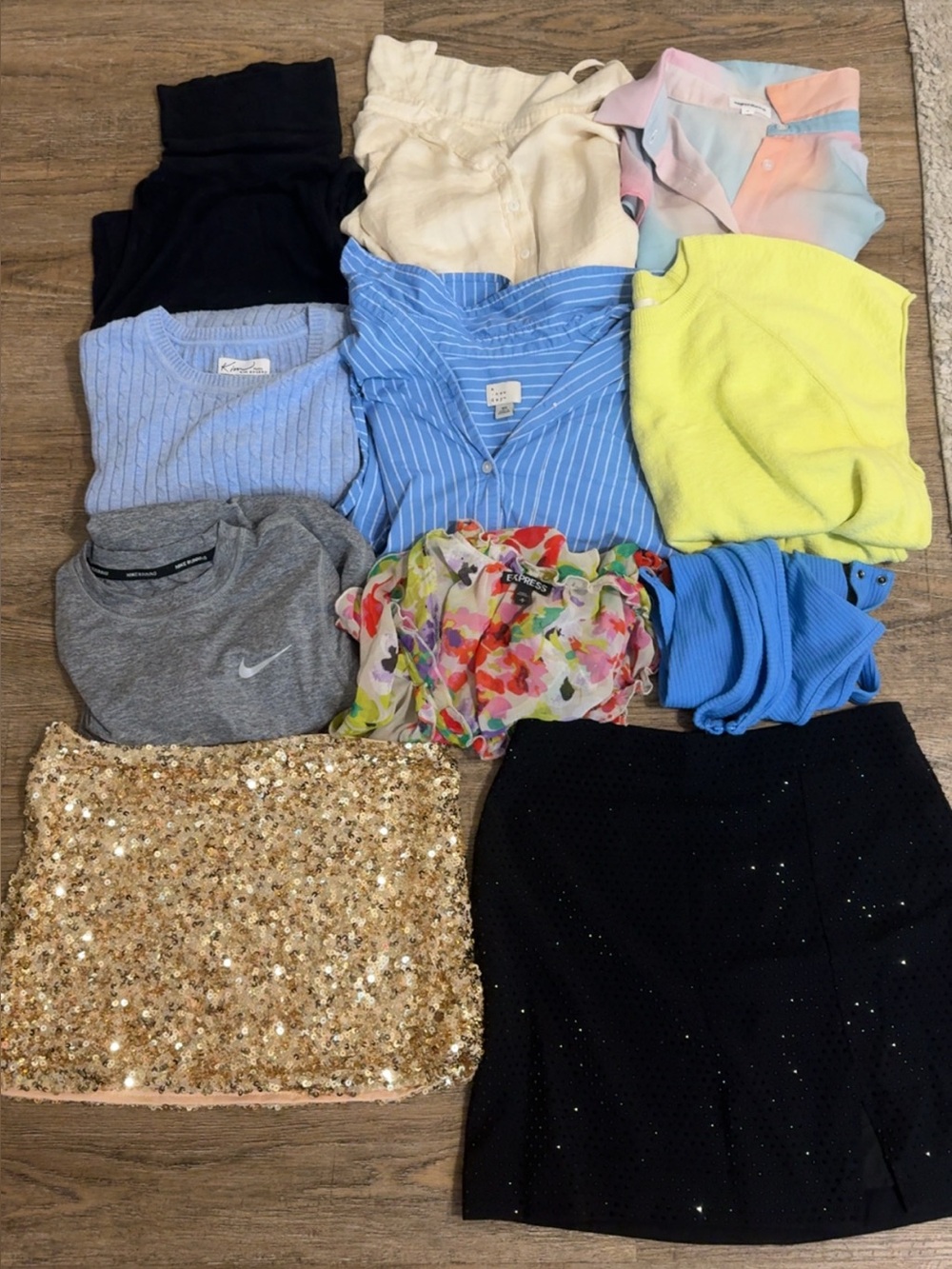 Bundle of women’s clothes